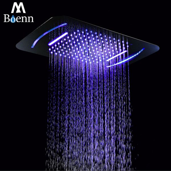 ceiling embedded shower head led light sus304 bathroom remote control color shower waterfall rainfall showers 580*380mm
ceiling embedded shower head led light sus304 bathroom remote control color shower waterfall rainfall showers 580*380mm