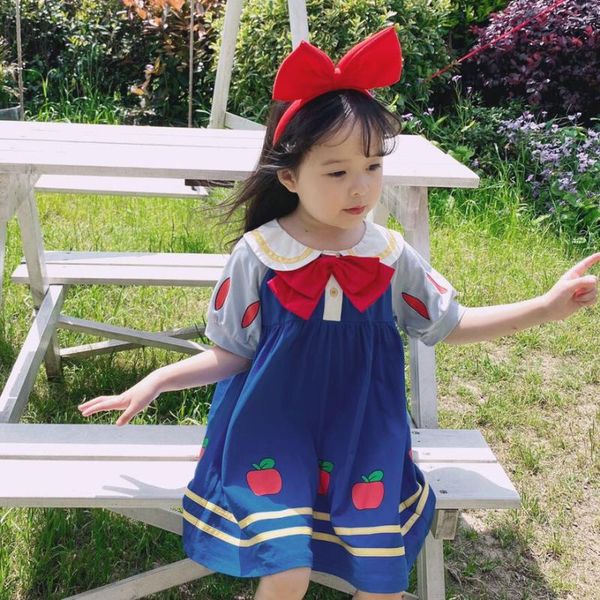 kids dress for girls baby girls clothes 2020 summer sweet and cute princess dress cotton apple printed short sleeve, Red;yellow
kids dress for girls baby girls clothes 2020 summer sweet and cute princess dress cotton apple printed short sleeve, Red;yellow