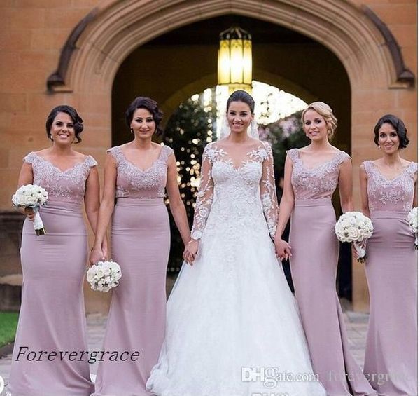 2019 new dusty pink bridesmaid dress mermaid v neck summer garden girl's wedding party guest maid of honor gown plus size custom made, White;pink
2019 new dusty pink bridesmaid dress mermaid v neck summer garden girl's wedding party guest maid of honor gown plus size custom made, White;pink