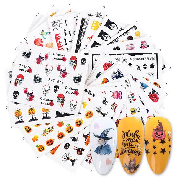 24pcs/set halloween manicure nail stickers art water autumn slider maple palms skull letter decals nail accessories, Silver;gold
24pcs/set halloween manicure nail stickers art water autumn slider maple palms skull letter decals nail accessories, Silver;gold