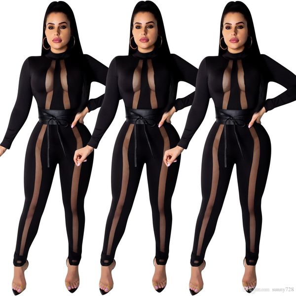2019 black through skinny party jumpsuits rompers high neck long sleeves bow pu sash night out club jumpsuits outfits new arrival, Black;white
2019 black through skinny party jumpsuits rompers high neck long sleeves bow pu sash night out club jumpsuits outfits new arrival, Black;white