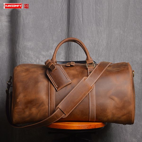 new retro men's handbag luggage bag europe and america crazy horse leather travel bag cowhide large capacity shoulder slung bags
new retro men's handbag luggage bag europe and america crazy horse leather travel bag cowhide large capacity shoulder slung bags