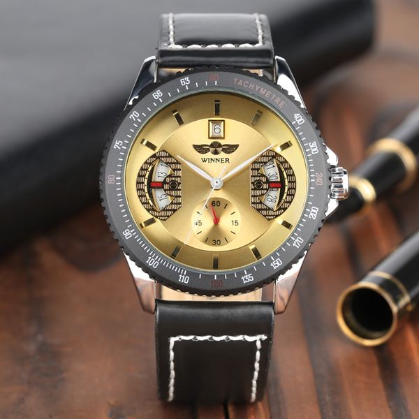2018 new mechanical mens watches luxury and fashion watches men leather black band creative dial men automatic mechanical watch, Slivery;brown
2018 new mechanical mens watches luxury and fashion watches men leather black band creative dial men automatic mechanical watch, Slivery;brown