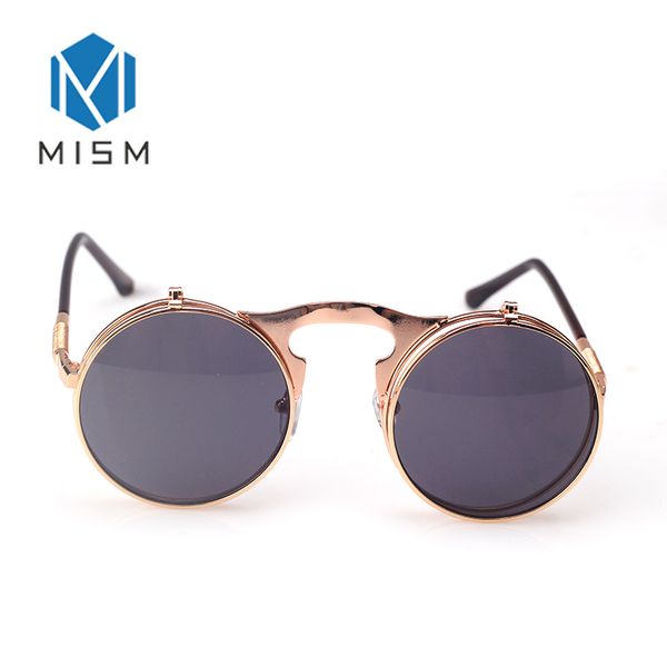 mism 2019 men women steam punk sunglasses retro round sunglasses metal frame leg spectacles coating mirrored twin-beams glasses, White;black
mism 2019 men women steam punk sunglasses retro round sunglasses metal frame leg spectacles coating mirrored twin-beams glasses, White;black