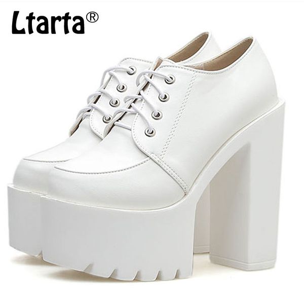 ltarta 2019 ankle boots thin women's shoes waterproof platform thick with lace high heels single shoes jxq-a6-3, Black
ltarta 2019 ankle boots thin women's shoes waterproof platform thick with lace high heels single shoes jxq-a6-3, Black