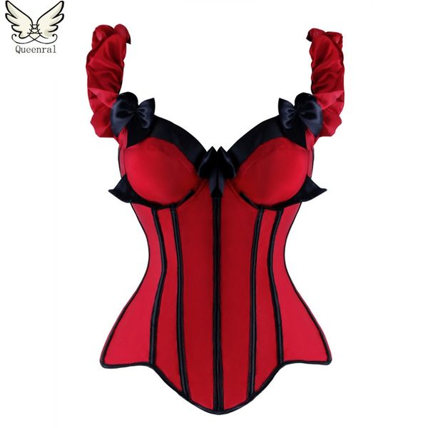 corset waist trainer corsets steampunk corselet bustiers gothic clothing modeling strap stain elastic ruffled straps corset, Black;white
corset waist trainer corsets steampunk corselet bustiers gothic clothing modeling strap stain elastic ruffled straps corset, Black;white