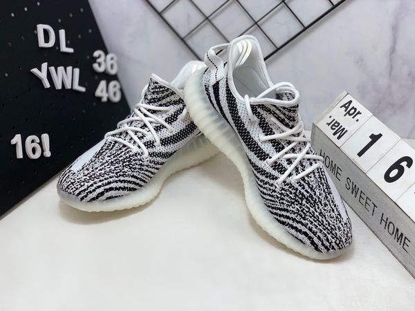 2019 kanye west 35 0 running shoes men women trainers zebra static black bred cream white sesame outdoor v2 sports sneakers, White;red 
2019 kanye west 35 0 running shoes men women trainers zebra static black bred cream white sesame outdoor v2 sports sneakers, White;red