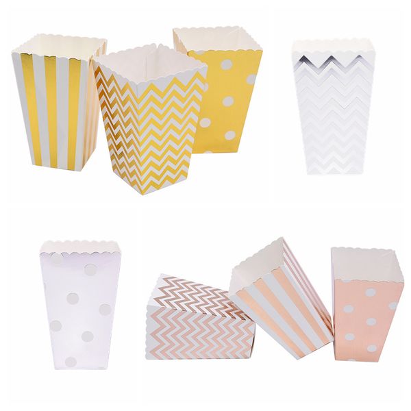 gift wrap 6/12pcs popcorn boxes stripe dot wave candy paper bags for wedding birthday party decoration movie box supplies 7z 
gift wrap 6/12pcs popcorn boxes stripe dot wave candy paper bags for wedding birthday party decoration movie box supplies 7z