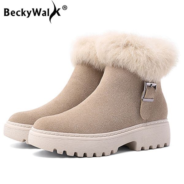 winter women snow boots suede leather ankle boots women warm plush shoes woman botas mujer large size 34-43 wsh3488, Black
winter women snow boots suede leather ankle boots women warm plush shoes woman botas mujer large size 34-43 wsh3488, Black