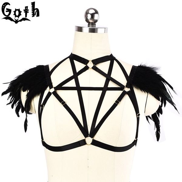 bras goth women bandage bra push up black feather design gothic hollow out nightclub underwear prom female 2021, Red;black
bras goth women bandage bra push up black feather design gothic hollow out nightclub underwear prom female 2021, Red;black
