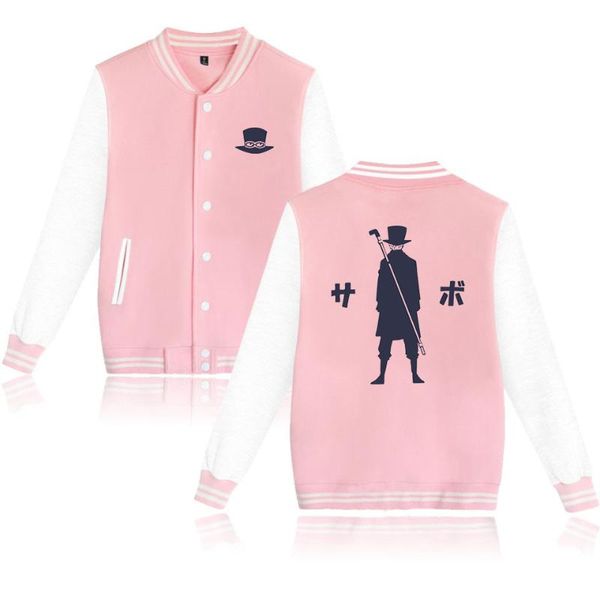 anime one piece baseball uniform fleece jacket women men streetwear hip hop long sleeve pink hoodie sweatshirts cosplay costume, Black 
anime one piece baseball uniform fleece jacket women men streetwear hip hop long sleeve pink hoodie sweatshirts cosplay costume, Black