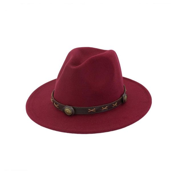 2020 fashion men women fedora hat with punk belt wool autumn travel cap fascinator jazz hat, Blue;gray
2020 fashion men women fedora hat with punk belt wool autumn travel cap fascinator jazz hat, Blue;gray