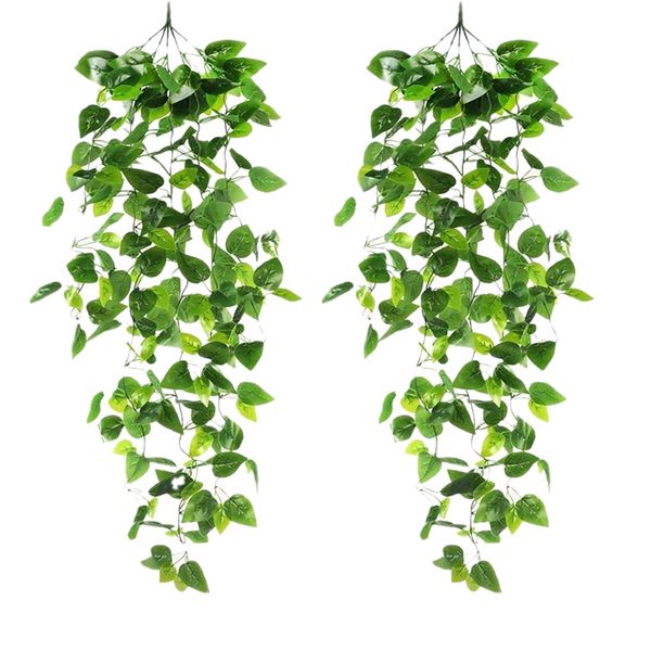 2pcs искусственный свисающие растения 3,28 фута поддельный плющ виноградные листья для дома стены номер сада свадьба garland внешнее украшен
2pcs искусственный свисающие растения 3,28 фута поддельный плющ виноградные листья для дома стены номер сада свадьба garland внешнее украшен