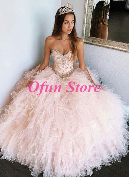 chic pink cascading ruffles princess quinceanera dresses sweetheart lace up back ball gown sweet 16 dresses with crystal beads, Blue;red
chic pink cascading ruffles princess quinceanera dresses sweetheart lace up back ball gown sweet 16 dresses with crystal beads, Blue;red