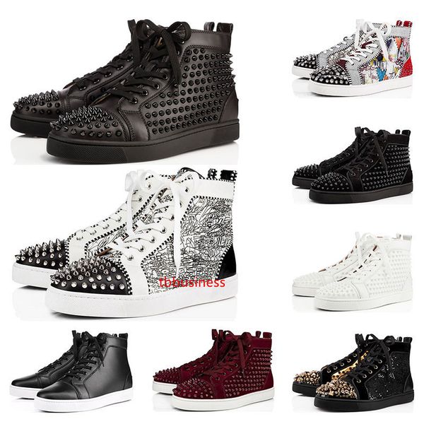 2020 designer shoes studded spikes fashion red suede leather mens womens flat bottoms luxury shoes party lovers sneakers size 36-46 with
2020 designer shoes studded spikes fashion red suede leather mens womens flat bottoms luxury shoes party lovers sneakers size 36-46 with