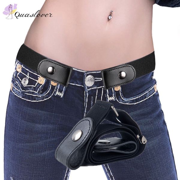 quaslover buckle-belt jeans women's punk style dress ladies slim sports trend comfortable elastic no buckle waist belt, Black;brown
quaslover buckle-belt jeans women's punk style dress ladies slim sports trend comfortable elastic no buckle waist belt, Black;brown