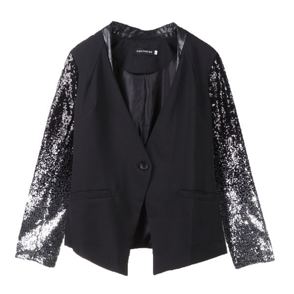 женщина осень куртки офис леди ol тонкий с длинным рукавом куртки sequined блестки топы короткие кардиган outwear coat, Black;brown
женщина осень куртки офис леди ol тонкий с длинным рукавом куртки sequined блестки топы короткие кардиган outwear coat, Black;brown