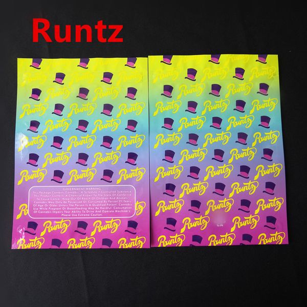 Hot Selling Colorful Runtz Stand Up Pouch Smell Proof Bags With Black Hat Ziplock Bags To Contain Dry Herb Flowers
Hot Selling Colorful Runtz Stand Up Pouch Smell Proof Bags With Black Hat Ziplock Bags To Contain Dry Herb Flowers