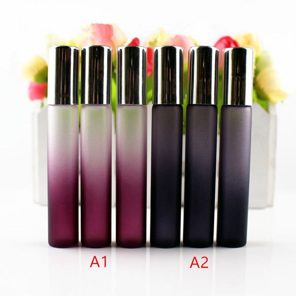 8ml roll on glass bottle black / purple thin glass roll-on vials essential oil roller perfumes sample bottle f2926
8ml roll on glass bottle black / purple thin glass roll-on vials essential oil roller perfumes sample bottle f2926