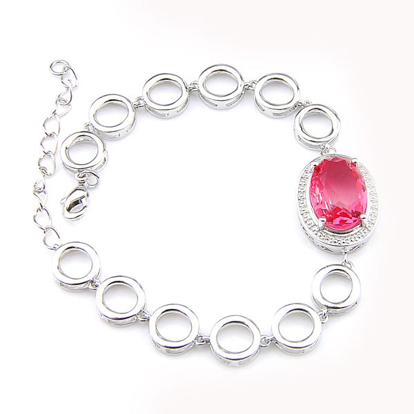 luckyshine new 925 sterling silver women bracelet oval watermelon bi colored tourmaline gems fashion bracelet bangles jewelry 8"inch, Golden;silver
luckyshine new 925 sterling silver women bracelet oval watermelon bi colored tourmaline gems fashion bracelet bangles jewelry 8"inch, Golden;silver