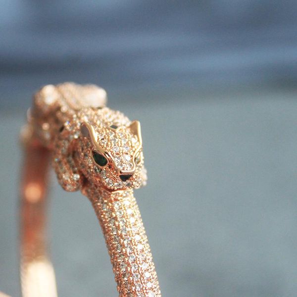 natural diamond leopard bangle 925 sterling silver animal head bracelets for women designer jewelry luxury fine jewelry wedding, Black
natural diamond leopard bangle 925 sterling silver animal head bracelets for women designer jewelry luxury fine jewelry wedding, Black