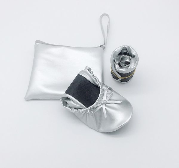 disposable wedding gift foldable flat shoes , women foldable shoes
