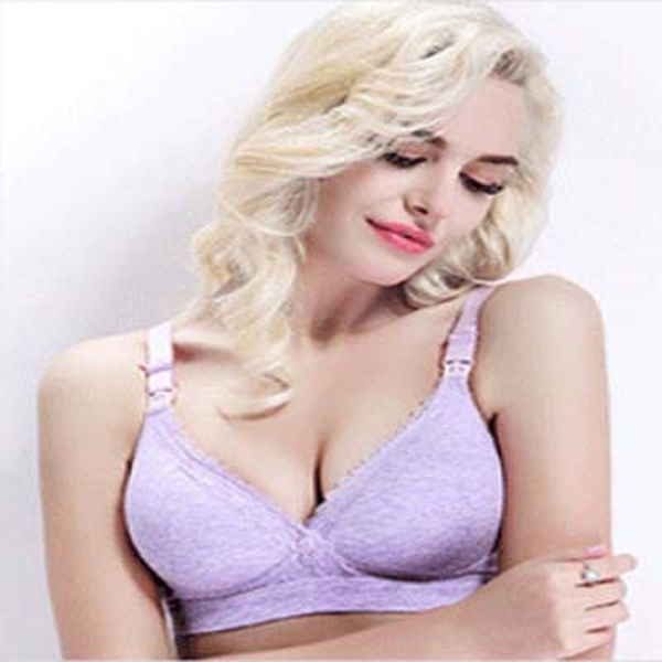 maternity underwear bra nursing bra front button feeding no rims gather anti sagging embroidered lace edge thin mold cup 24, White
maternity underwear bra nursing bra front button feeding no rims gather anti sagging embroidered lace edge thin mold cup 24, White