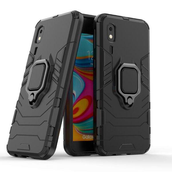 Image of For Samsung Galaxy A2 Core Case Loop Sticker Stand Rugged Combo Hybrid Armor Bracket Impact Holster Cover For Samsung Galaxy A2 Core