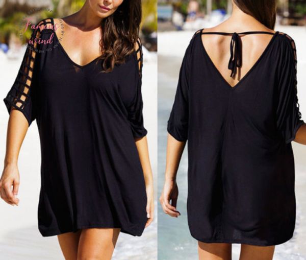 2020 women plus size beachwear bikini cover up kaftan ball gown t shirt blouse mini dress drop shipping, Black;gray
2020 women plus size beachwear bikini cover up kaftan ball gown t shirt blouse mini dress drop shipping, Black;gray