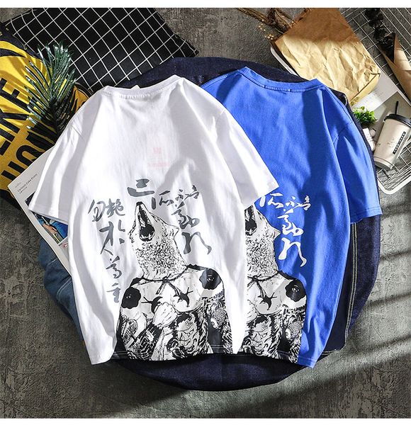 japanese fashion brand summer short sleeve t-shirt male animation printing korean hong kong style youth versatile leisure national fashion h, White;black
japanese fashion brand summer short sleeve t-shirt male animation printing korean hong kong style youth versatile leisure national fashion h, White;black