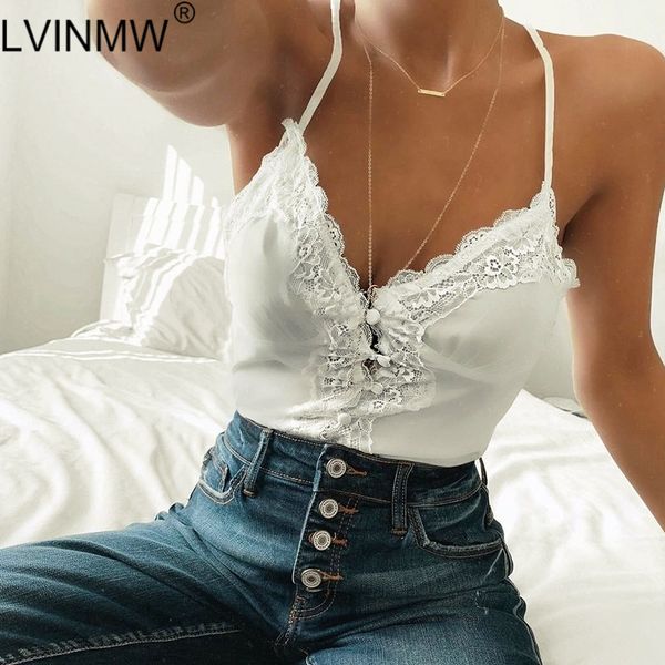women's tanks & camis lvinmw spaghetti straps lace patchwork button v-neck crop 2021 summer women solid hollow out casual camisole, White
women's tanks & camis lvinmw spaghetti straps lace patchwork button v-neck crop 2021 summer women solid hollow out casual camisole, White