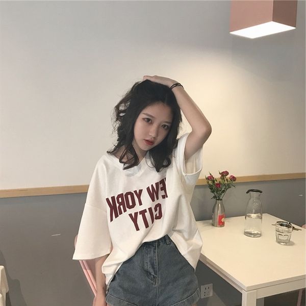 2020 short-sleeved t-shirt clothes student fashion 2020 short-sleeved t-shirt clothes women's student women's fashion, White
2020 short-sleeved t-shirt clothes student fashion 2020 short-sleeved t-shirt clothes women's student women's fashion, White