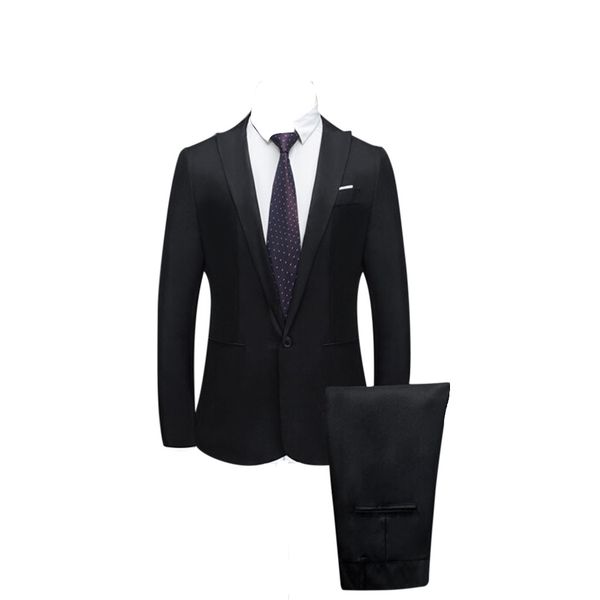 jaycosin jacket+pant 2019 men's pure color suit slim fit fashion leisure wedding dress suits man business men coat blazers, White;black
jaycosin jacket+pant 2019 men's pure color suit slim fit fashion leisure wedding dress suits man business men coat blazers, White;black