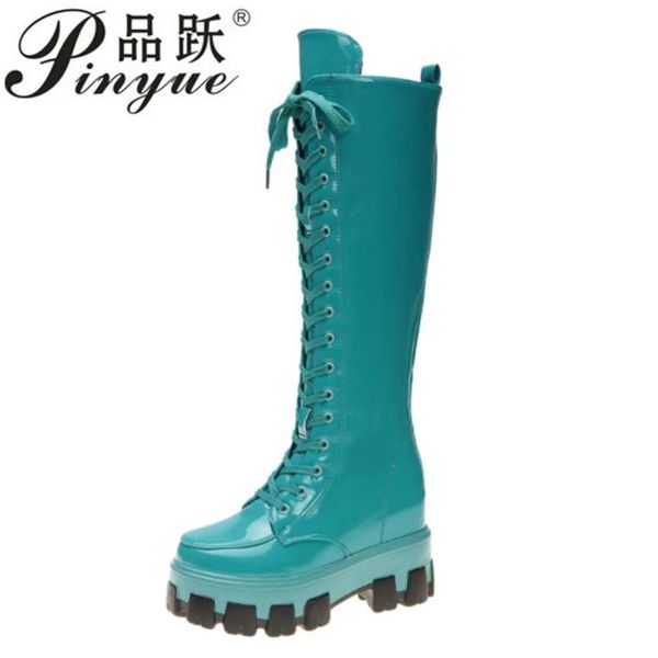 2020 women knee-high boots autumn night club high heels shoes patent leather platform boots winter long motorcycle woman, Black
2020 women knee-high boots autumn night club high heels shoes patent leather platform boots winter long motorcycle woman, Black