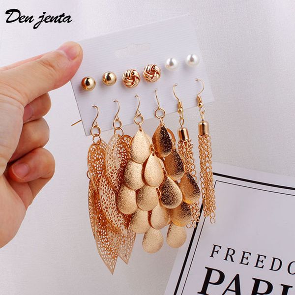 charm 6pcs/set stud earrings for women girls brincos mixed earrings jewelry accessories leaves heart shaped tassel wholesale, Golden;silver
charm 6pcs/set stud earrings for women girls brincos mixed earrings jewelry accessories leaves heart shaped tassel wholesale, Golden;silver
