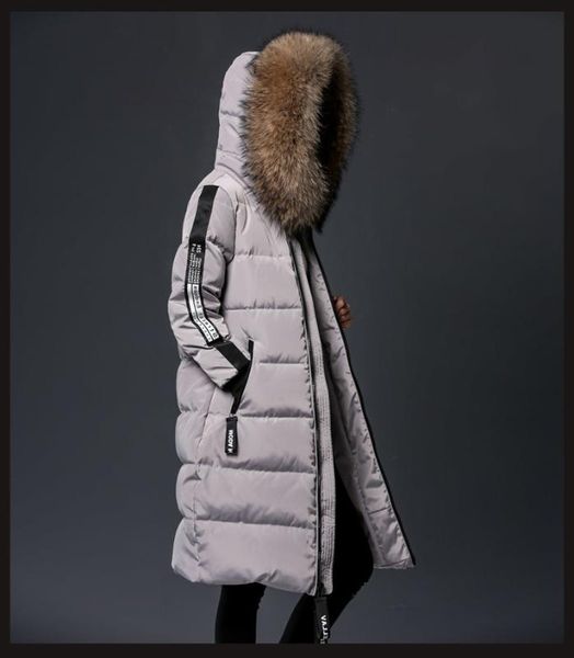 women's down & parkas winter ladies' duck natural racoon rur letter pattern long thick feather jacket overcoat 2xl lx818, Black
women's down & parkas winter ladies' duck natural racoon rur letter pattern long thick feather jacket overcoat 2xl lx818, Black
