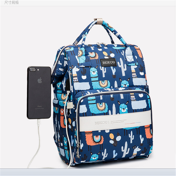 high capacity mummy bag women's maternity nappy bag fashion cartoon printing backpack big travel
high capacity mummy bag women's maternity nappy bag fashion cartoon printing backpack big travel