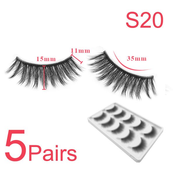 lasgoos 5pairs synthetic fiber 11-15mm false eyelashes lash daily use lines fake eye lashes extension strips s20
lasgoos 5pairs synthetic fiber 11-15mm false eyelashes lash daily use lines fake eye lashes extension strips s20
