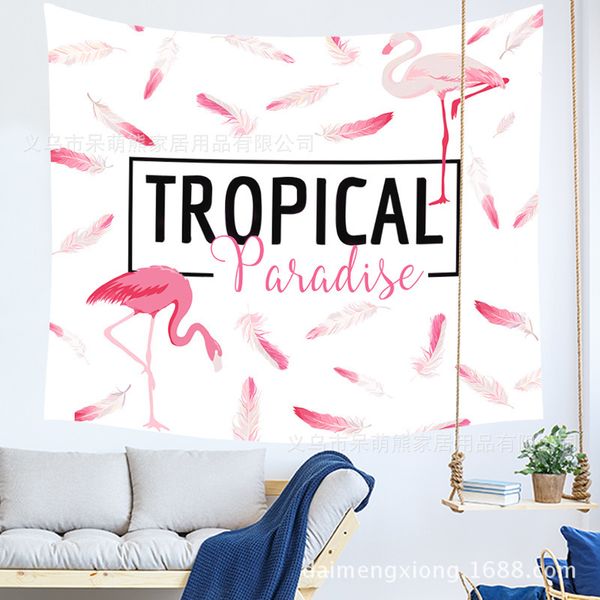 flamingo feather tapestry number printing wallcloth home furnishing background wall hanging
flamingo feather tapestry number printing wallcloth home furnishing background wall hanging