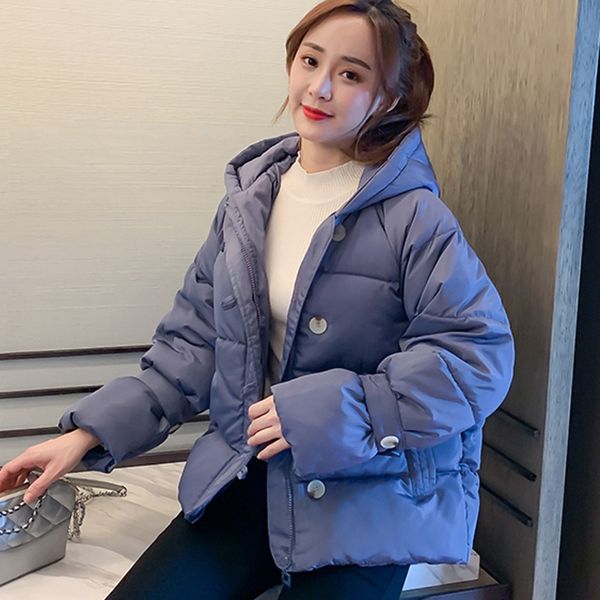 korean style women winter warm coat button hooded thick warm loose jacket short overcoat hoody cotton padded basic jacket female, Black
korean style women winter warm coat button hooded thick warm loose jacket short overcoat hoody cotton padded basic jacket female, Black