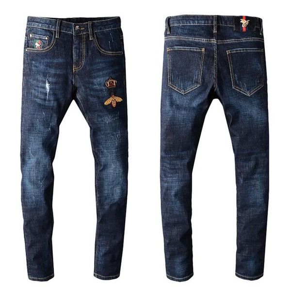 2020 new mens distressed ripped biker mens luxury designer jeans slim fit motorcycle biker denimluxury fashion skinny jeans mens jeans, Blue
2020 new mens distressed ripped biker mens luxury designer jeans slim fit motorcycle biker denimluxury fashion skinny jeans mens jeans, Blue