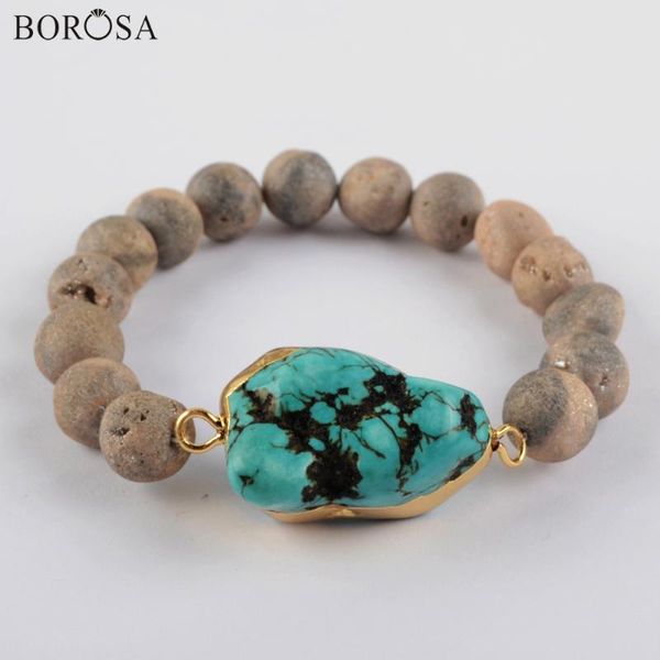 handmade 10mm turquoises charm bracelet boho agates druzy beaded bracelet natural gems stone beads women dropship, Black
handmade 10mm turquoises charm bracelet boho agates druzy beaded bracelet natural gems stone beads women dropship, Black