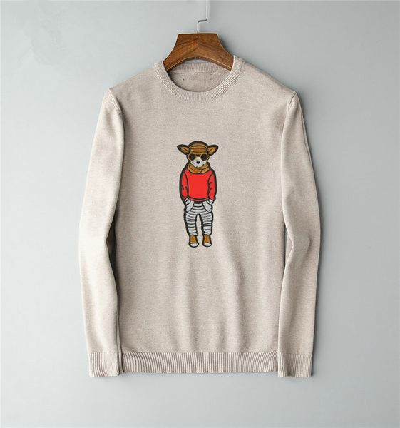 2019 new mens designer sweaters pullover brand sweater animal embroidery knitwear long sleeve sweatshirt crew neck size -3xl, White;black
2019 new mens designer sweaters pullover brand sweater animal embroidery knitwear long sleeve sweatshirt crew neck size -3xl, White;black