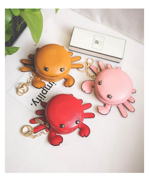 kids coin purses fashion cartoon little crab design bags car key pendant bag with ring girls leather card bag mini shoulders bags, White
kids coin purses fashion cartoon little crab design bags car key pendant bag with ring girls leather card bag mini shoulders bags, White