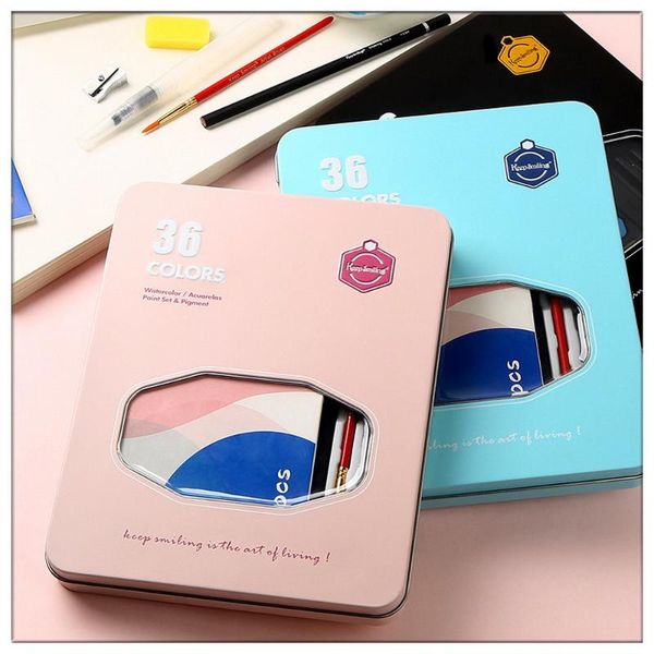 36-color watercolor paint solid children's painting set diy graffiti 
36-color watercolor paint solid children's painting set diy graffiti