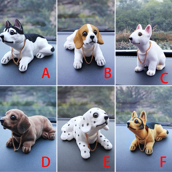 cute creative car doll shaking head dog ornaments+gold chain car interior dashboards decorations durable eco-friendly resin
cute creative car doll shaking head dog ornaments+gold chain car interior dashboards decorations durable eco-friendly resin