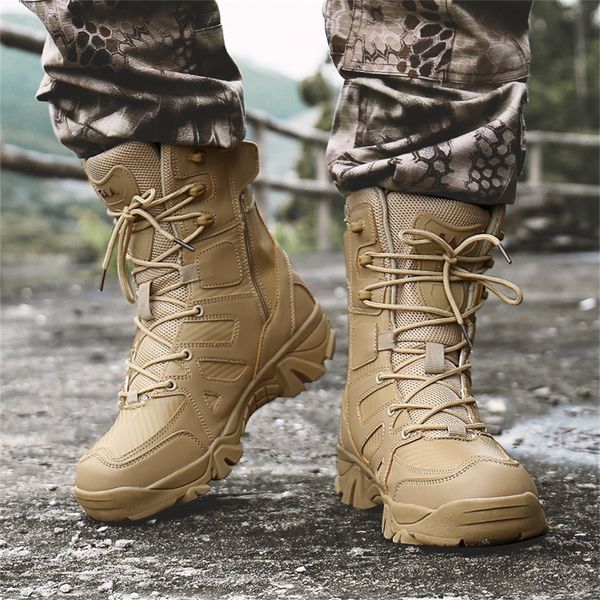 men brand leather boots men's fashion boots anti-skid desert outdoor tactical non-slip, Black
men brand leather boots men's fashion boots anti-skid desert outdoor tactical non-slip, Black