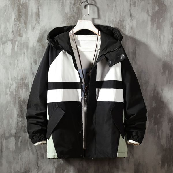rack jackets men's fashion hit color casual loose hooded jacket men streetwear wild hip hop bomber jacket mens outwear m-3xl, Black;brown
rack jackets men's fashion hit color casual loose hooded jacket men streetwear wild hip hop bomber jacket mens outwear m-3xl, Black;brown