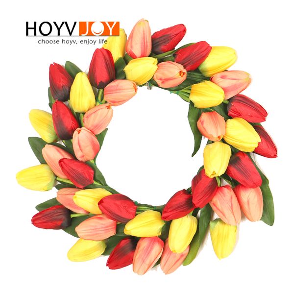 artificial tulip silk garland home decor christmas wreath spring decoration door wreath
artificial tulip silk garland home decor christmas wreath spring decoration door wreath