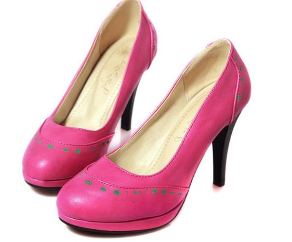 2019 women's shoes in spring and autumn with new style high heel fine heel round head @136, Black
2019 women's shoes in spring and autumn with new style high heel fine heel round head @136, Black